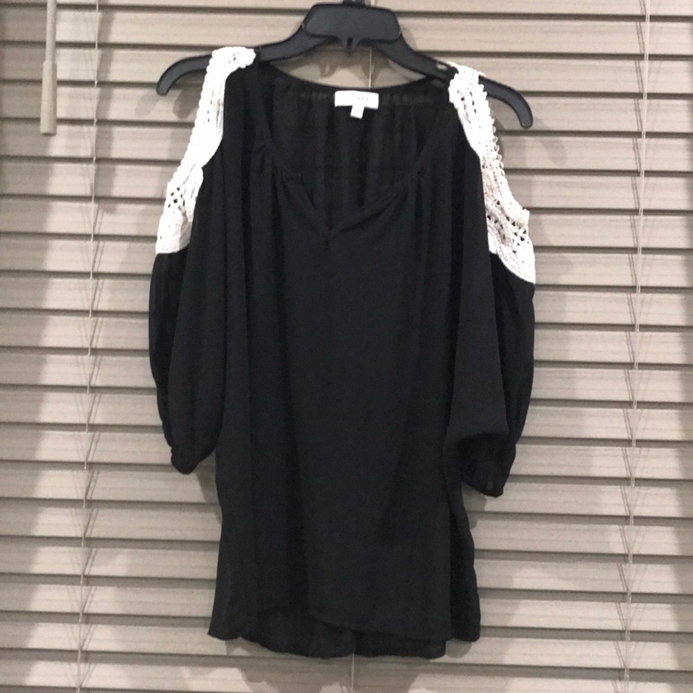 Black Sheer top